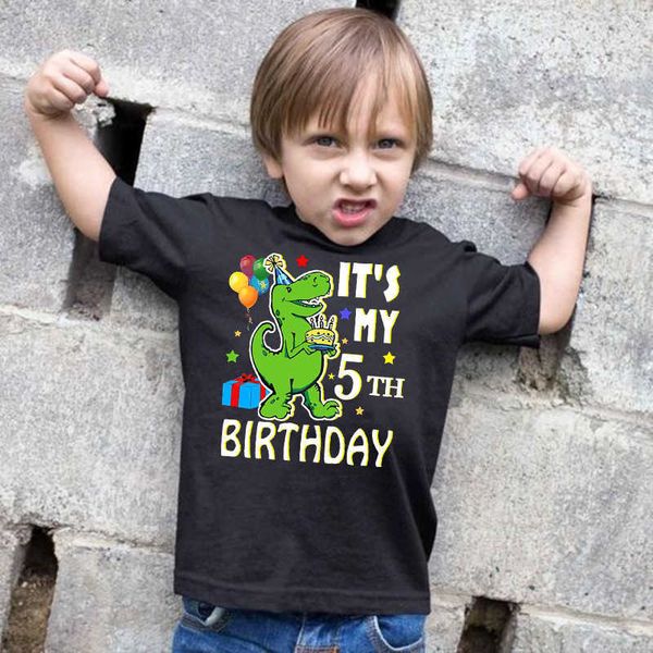 t-shirts boy dinosaur birthday cartoon tshirt birthday number 1 2 3 4 5 6 7 8 kids clothes happy dino tees cute party boy girl gifts w0317, Blue
t-shirts boy dinosaur birthday cartoon tshirt birthday number 1 2 3 4 5 6 7 8 kids clothes happy dino tees cute party boy girl gifts w0317, Blue