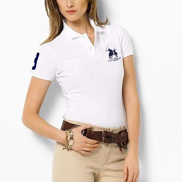 women's polos ins summer women shortsleeved 100 cotton big horse embroidery slim polo shirts fashion female button placket s3xl 230317, White
women's polos ins summer women shortsleeved 100 cotton big horse embroidery slim polo shirts fashion female button placket s3xl 230317, White