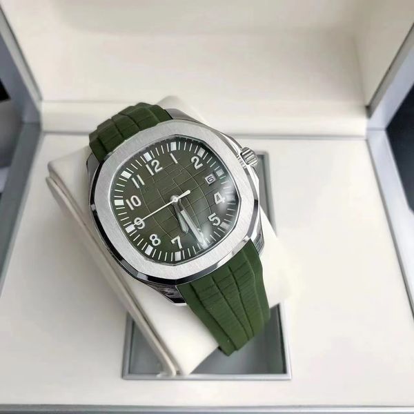 men's watch sapphire automatic mechanical movement 40mm comfortable rubber band 5atm waterproof luminous class watch montre de luxe gol, Slivery;brown
men's watch sapphire automatic mechanical movement 40mm comfortable rubber band 5atm waterproof luminous class watch montre de luxe gol, Slivery;brown