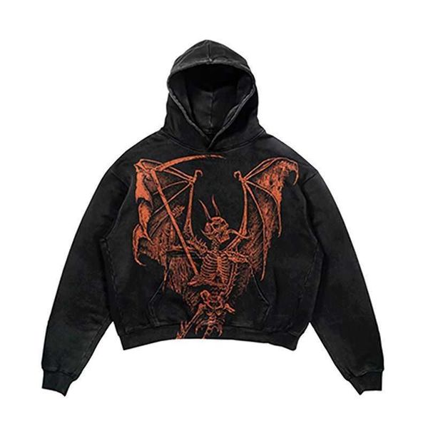 hip hop hooded sweater men women sweatshirt y2k designer hoodie punk style hoodies devil print coat rock oversize hoody vintage colthing, Black
hip hop hooded sweater men women sweatshirt y2k designer hoodie punk style hoodies devil print coat rock oversize hoody vintage colthing, Black