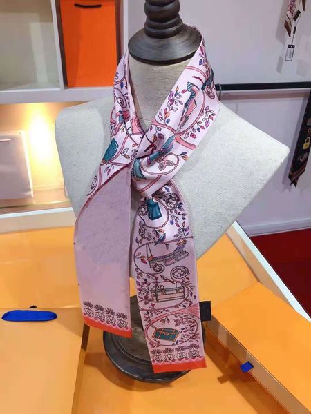 design ladies scarves fashion letter handbag scarf hair bundle silk material size 8*120 cm
design ladies scarves fashion letter handbag scarf hair bundle silk material size 8*120 cm