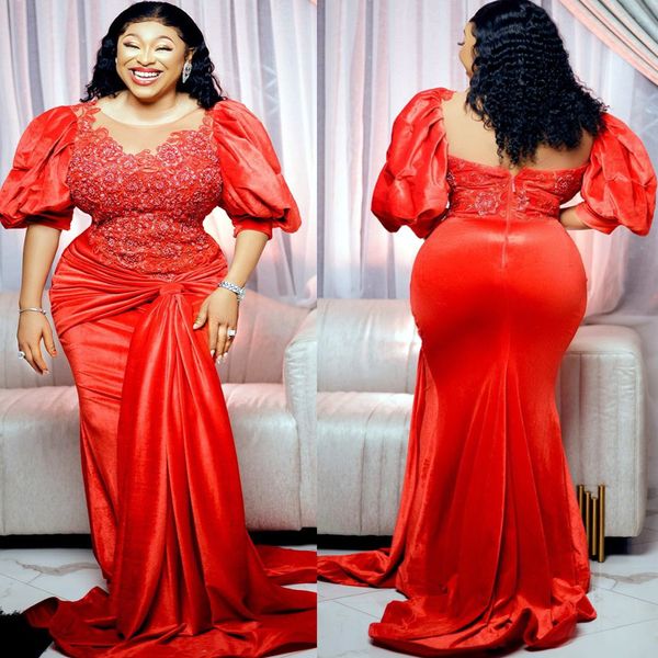2023 arabic aso ebi red mermaid prom dresses lace beaded evening formal party second reception birthday engagement bridesmaid gowns dress zj, Black
2023 arabic aso ebi red mermaid prom dresses lace beaded evening formal party second reception birthday engagement bridesmaid gowns dress zj, Black
