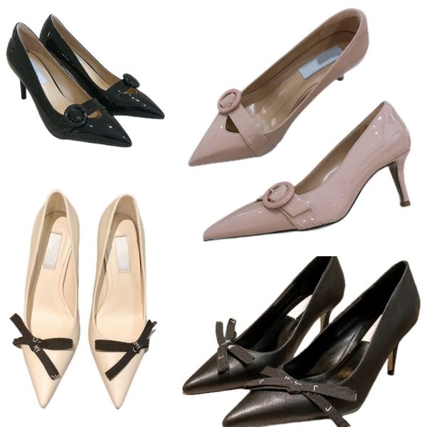 new fashion sandals classic bowtie high heels leather women's designer shoes luxury letter party shoes pointed toe circle buckle patent, Black
new fashion sandals classic bowtie high heels leather women's designer shoes luxury letter party shoes pointed toe circle buckle patent, Black