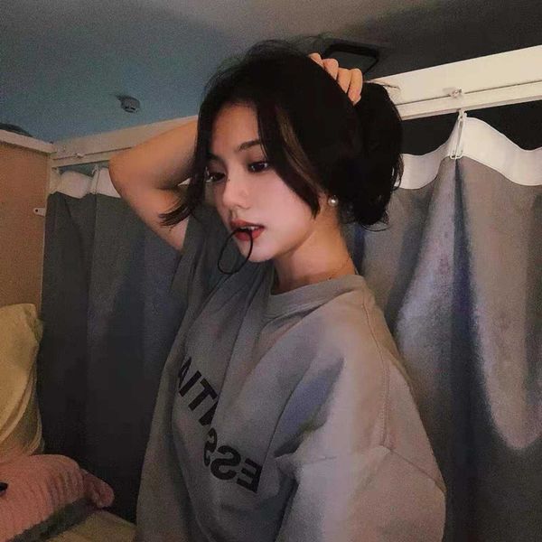 foggg casual cool shirts 2023 summer new fogg double line essenlovers men and women loose t-shirt letter short sleeve, White 
foggg casual cool shirts 2023 summer new fogg double line essenlovers men and women loose t-shirt letter short sleeve, White