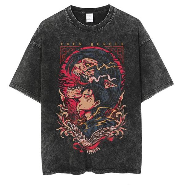 washed t shirt streetwear printed men's plus tees cotton summer short sleeve tshirt, Black;brown
washed t shirt streetwear printed men's plus tees cotton summer short sleeve tshirt, Black;brown