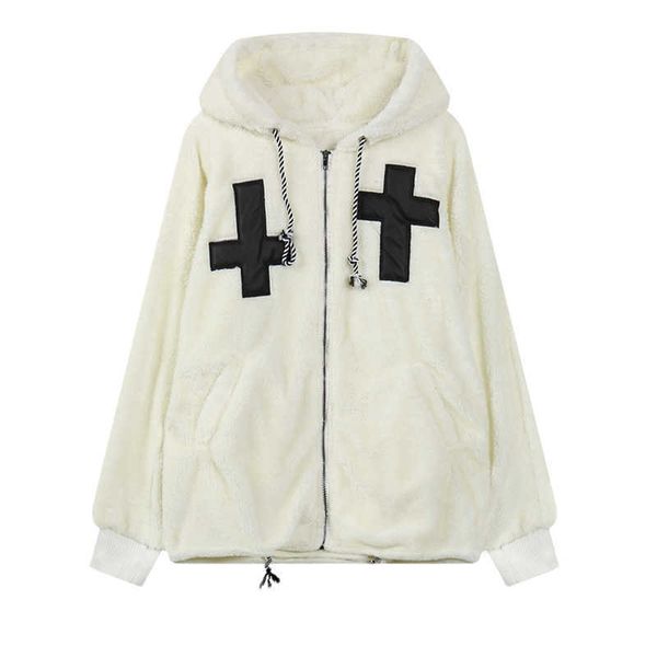 women's hoodies autumn and winter new harajuku style soft girl lamb fleece hoodie loose long sleeve women wt543, Black
women's hoodies autumn and winter new harajuku style soft girl lamb fleece hoodie loose long sleeve women wt543, Black