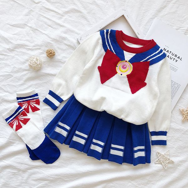 clothing sets toddler outfits winter kids skirt 3pcs bow sweater pullover pleated skirts sock cute suit baby girls clothes 230317, White
clothing sets toddler outfits winter kids skirt 3pcs bow sweater pullover pleated skirts sock cute suit baby girls clothes 230317, White