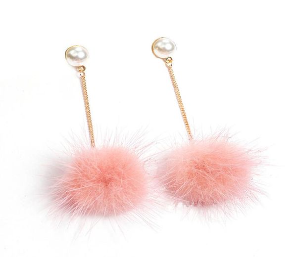 new style earrings girls fashion mink hair long ear studs simple nail pearl hair fur pompom ball earrings for women gifts2359622, Golden;silver
new style earrings girls fashion mink hair long ear studs simple nail pearl hair fur pompom ball earrings for women gifts2359622, Golden;silver