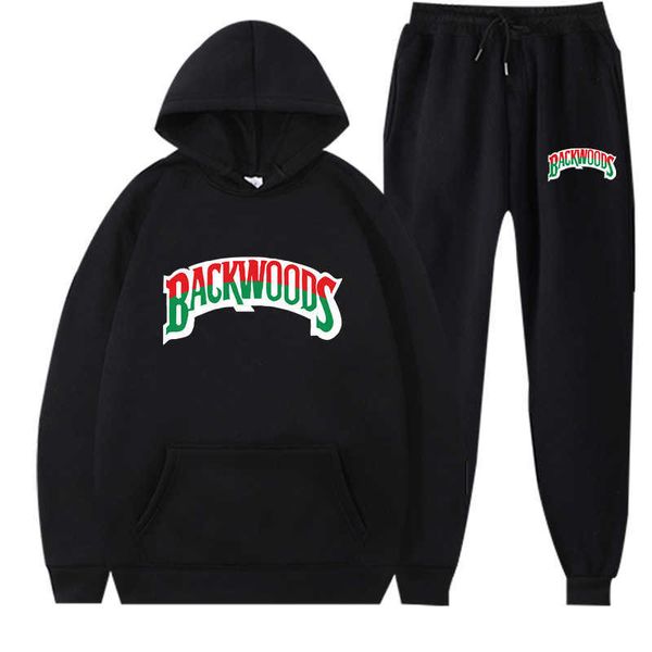 men's hoodies autumn and winter new backwoods printed sportswear men's hip hop hoodie sweater set, Black
men's hoodies autumn and winter new backwoods printed sportswear men's hip hop hoodie sweater set, Black