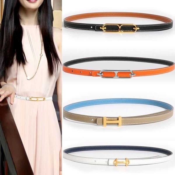new women's double sided leather belt with skirt coat dress simple decoration kelly thin versatile for women, Silver
new women's double sided leather belt with skirt coat dress simple decoration kelly thin versatile for women, Silver
