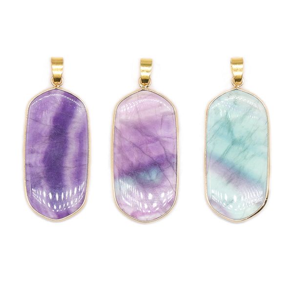 natural stone pendants colored fluorite crystal charms diy earrings jewelry making accessories, Bronze;silver
natural stone pendants colored fluorite crystal charms diy earrings jewelry making accessories, Bronze;silver