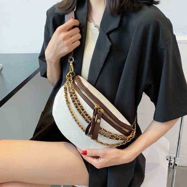waist bags luxury chain fanny pack female belt fashion leather crossbody chest women shoulder handbags designer clutch 220711
waist bags luxury chain fanny pack female belt fashion leather crossbody chest women shoulder handbags designer clutch 220711