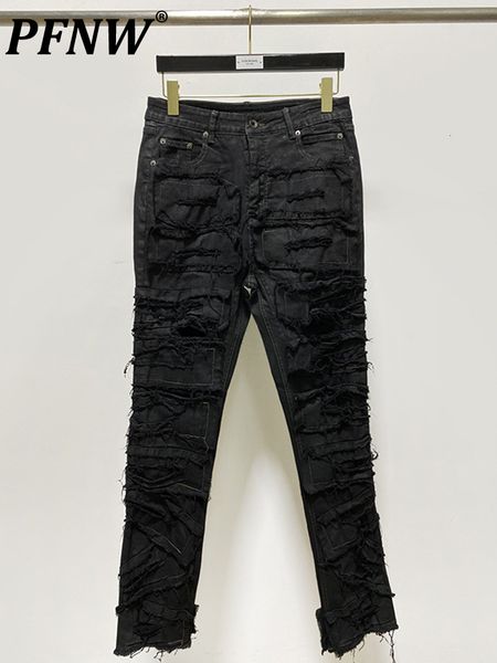 men's jeans pfnw 2023 autumn summer leisure micro elastic waxed ordinary youth pants middle waist cotton black washed men 12a3411 23032, Blue
men's jeans pfnw 2023 autumn summer leisure micro elastic waxed ordinary youth pants middle waist cotton black washed men 12a3411 23032, Blue