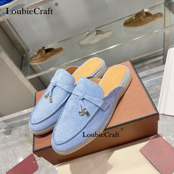 sandals babouche summer walk loafers openback slipper women flat shoes suede metal lock tassels slip on casual mules backless 230320, Black
sandals babouche summer walk loafers openback slipper women flat shoes suede metal lock tassels slip on casual mules backless 230320, Black