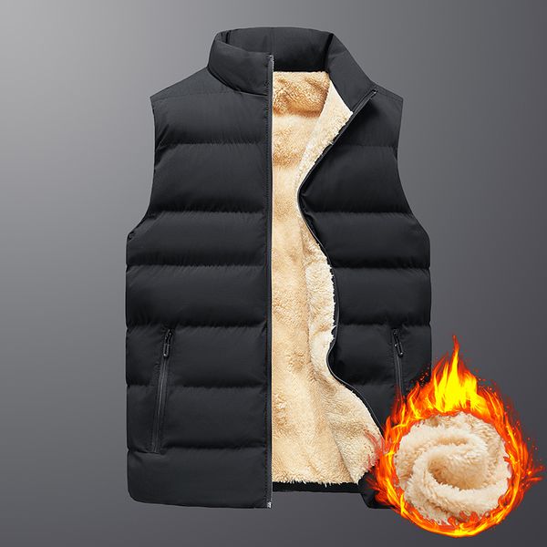 men's vests winter vest jackets thicken sleeveless coat 2023 thermal fleece stand collar men fashion large clothing l10xl 230320, Black;white
men's vests winter vest jackets thicken sleeveless coat 2023 thermal fleece stand collar men fashion large clothing l10xl 230320, Black;white