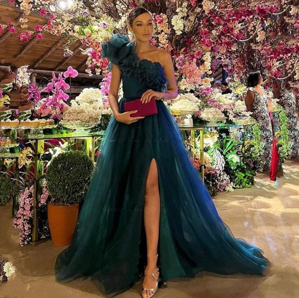 dark navy women evening dress 2023 one shoulder ruffles side split a-line tulle prom formal gowns abendkleider dubai robe de soiree, Black;red
dark navy women evening dress 2023 one shoulder ruffles side split a-line tulle prom formal gowns abendkleider dubai robe de soiree, Black;red