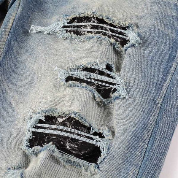 men's jeans designer fashion pants cool stylish leisure ripped brand amira pleated embroidery holes snake denim cotton slim fit 0qjz, Blue
men's jeans designer fashion pants cool stylish leisure ripped brand amira pleated embroidery holes snake denim cotton slim fit 0qjz, Blue