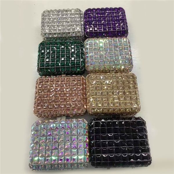 evening bags luxury gold diamond clutch women small banquet hand wedding bride purse 230317
evening bags luxury gold diamond clutch women small banquet hand wedding bride purse 230317