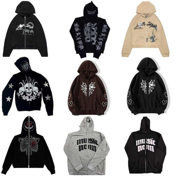 hip hop hooded sweater men women sweatshirt zip jacket y2k designer hoodie punk style hoodies cardigan coat fashion oversize hoody 005, Black
hip hop hooded sweater men women sweatshirt zip jacket y2k designer hoodie punk style hoodies cardigan coat fashion oversize hoody 005, Black