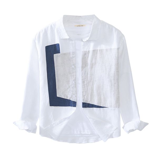 personal shirt string contrasting long -sleeved long -sleeved flax shirt men's casual loose youth thin breathable sunscreen cotton and, White;black
personal shirt string contrasting long -sleeved long -sleeved flax shirt men's casual loose youth thin breathable sunscreen cotton and, White;black