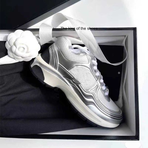 2023 new leather lace-up thick bottom small fragrant spring silver daily sports casual shoes color-blocking breathable dad shoes, Black
2023 new leather lace-up thick bottom small fragrant spring silver daily sports casual shoes color-blocking breathable dad shoes, Black