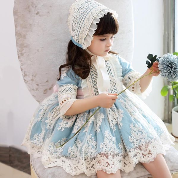 girl's dresses 3pcs autumn spanish lolita princess dress lace stitching sweet cute dresses for girl 12m-6t y3238 230320, Red;yellow
girl's dresses 3pcs autumn spanish lolita princess dress lace stitching sweet cute dresses for girl 12m-6t y3238 230320, Red;yellow