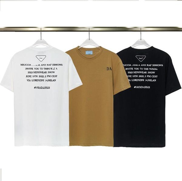 23ss new men's t-shirts women's t-shirts tee polos short sleeves highs quality pure cotton brand men's designer t-shirts, White;black
23ss new men's t-shirts women's t-shirts tee polos short sleeves highs quality pure cotton brand men's designer t-shirts, White;black