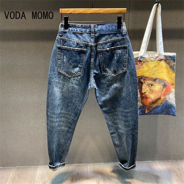 men's jeans ripped men dark gray stretch s pants distressed casual harem hip hop patched ankle length trousers brand 230320, Blue
men's jeans ripped men dark gray stretch s pants distressed casual harem hip hop patched ankle length trousers brand 230320, Blue