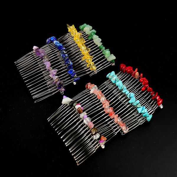 teeth handmade natural chip stone hair comb healing crystal hairpin hair clips clamp bridal wedding headwear for women, Golden;white
teeth handmade natural chip stone hair comb healing crystal hairpin hair clips clamp bridal wedding headwear for women, Golden;white