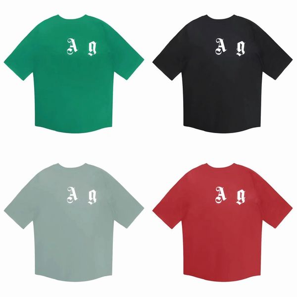 women designer t shirt letter printed clothes palms men and women for same tshirt summer trend short sleeve casual shirts high street tee s, White
women designer t shirt letter printed clothes palms men and women for same tshirt summer trend short sleeve casual shirts high street tee s, White
