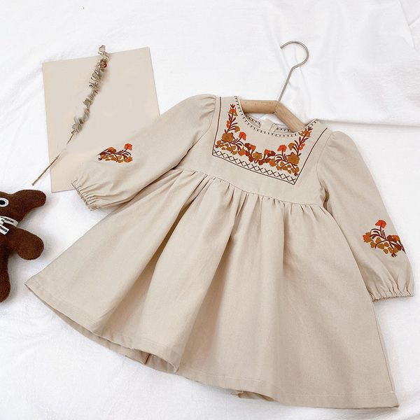 girl's dresses children's autumn dress girls dress casual kids clothes style retro embroidery baby girl princess dress 230320, Red;yellow
girl's dresses children's autumn dress girls dress casual kids clothes style retro embroidery baby girl princess dress 230320, Red;yellow