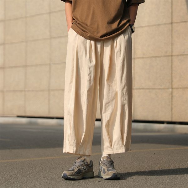 men's pants summer cotton casual pants men fashion casual wide leg pants mens japanese streetwear loose hip hop straight pants mens tro, Black
men's pants summer cotton casual pants men fashion casual wide leg pants mens japanese streetwear loose hip hop straight pants mens tro, Black