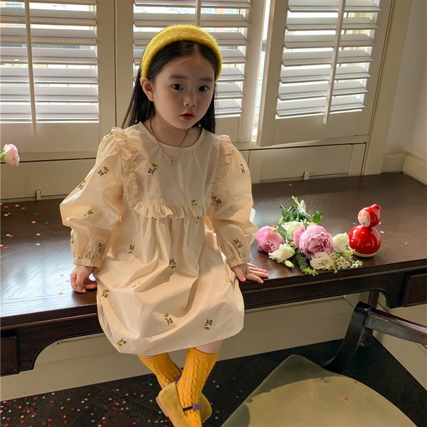 girl's dresses 2920 autumn baby girls embroidery floral long sleeve dresses princess black color dress 80-130 230320, Red;yellow
girl's dresses 2920 autumn baby girls embroidery floral long sleeve dresses princess black color dress 80-130 230320, Red;yellow