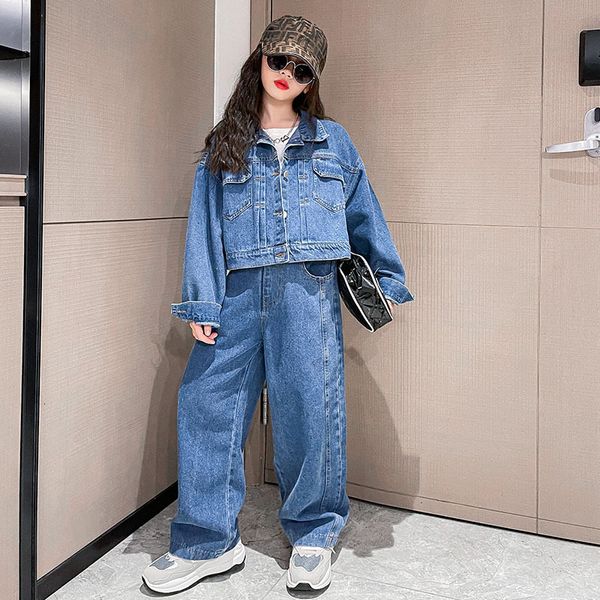 clothing sets fashion girls clothes denim jacket long pants 2pcs set spring autumn teenager kids outfits children s tracksuit 6 810 12 14 y, White
clothing sets fashion girls clothes denim jacket long pants 2pcs set spring autumn teenager kids outfits children s tracksuit 6 810 12 14 y, White