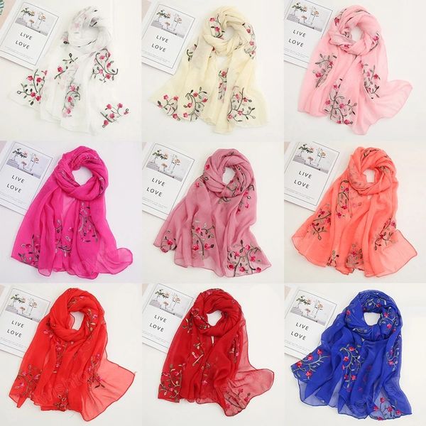 women muslim chiffon hijab thin floral shawls wraps embroidered scarf plain scarves for woman muslim headscarf islam turban veil, Blue;gray
women muslim chiffon hijab thin floral shawls wraps embroidered scarf plain scarves for woman muslim headscarf islam turban veil, Blue;gray