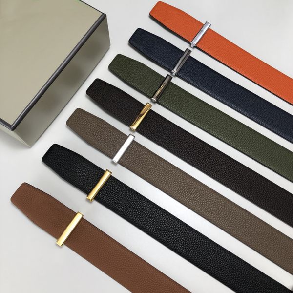 black leather belt gold buckle soft grain belt reversible classic styles men casual/dress belts waistband casual belt with box, Black;brown
black leather belt gold buckle soft grain belt reversible classic styles men casual/dress belts waistband casual belt with box, Black;brown