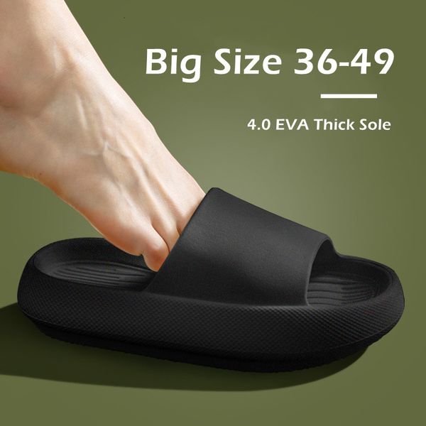 slippers big size 3649 men flip flops women soft eva thick sole slides summer sandals couples home non slip bathroom shoe 230320, Black
slippers big size 3649 men flip flops women soft eva thick sole slides summer sandals couples home non slip bathroom shoe 230320, Black