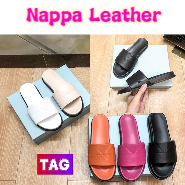 quilted nappa leather sandals flat slides for women pradas flats flat slide beach sandal luxury slipper prad ladies slippers summer outdoor, Black
quilted nappa leather sandals flat slides for women pradas flats flat slide beach sandal luxury slipper prad ladies slippers summer outdoor, Black