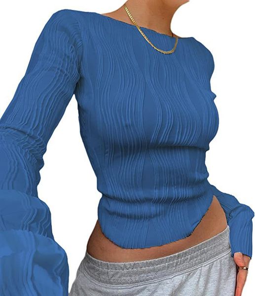 t-shirts women crop long sleeve y2k clothes 2023 autumn casual ruched white skinny black basic tee corset pulovers t shirt 71c5
t-shirts women crop long sleeve y2k clothes 2023 autumn casual ruched white skinny black basic tee corset pulovers t shirt 71c5