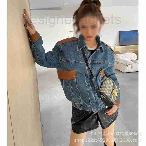 women's jackets designer autumn and winter new spliced wash cotton clip loose simple pilot denim jacket i4xw, Black;brown
women's jackets designer autumn and winter new spliced wash cotton clip loose simple pilot denim jacket i4xw, Black;brown