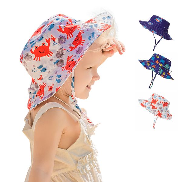 baby sun hat toddler marine animal beach swim hats summer bucket hat kids infant wide brim adjustable sun hat for baby boy girls t36, Blue;gray
baby sun hat toddler marine animal beach swim hats summer bucket hat kids infant wide brim adjustable sun hat for baby boy girls t36, Blue;gray