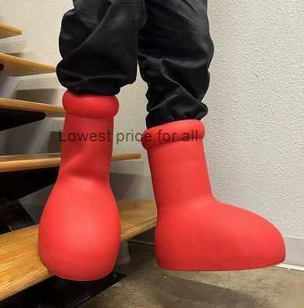 2023 mschf men women rain boots designers big red boot thick bottom non-slip booties rubber platform bootie fashion astro boy size 35-46 b2, Black
2023 mschf men women rain boots designers big red boot thick bottom non-slip booties rubber platform bootie fashion astro boy size 35-46 b2, Black