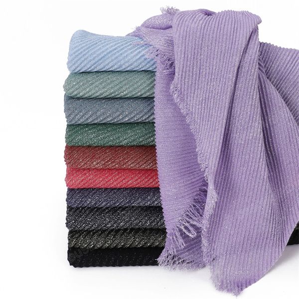 pleated shimmer glitter hijab cotton viscose muslim hijabs scarves for women headscarf wraps islamic headband foulard veils, Blue;gray
pleated shimmer glitter hijab cotton viscose muslim hijabs scarves for women headscarf wraps islamic headband foulard veils, Blue;gray