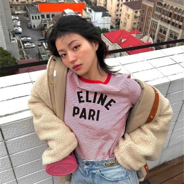 80% off factory outlet online home spring and summer new red stripe chest flocking english letters regular round neck short sleeve t-shirt w, White
80% off factory outlet online home spring and summer new red stripe chest flocking english letters regular round neck short sleeve t-shirt w, White