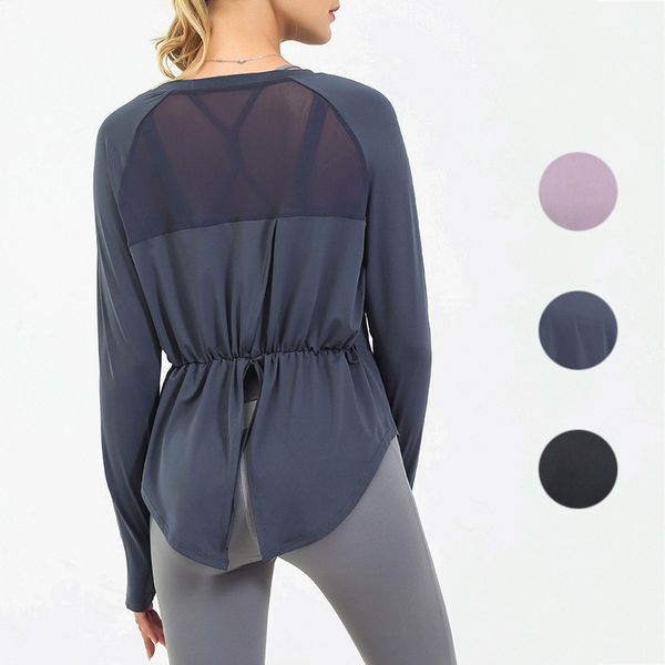 yoga clothes with logo lulus women sports fitness t-shirts post-strap quick dry breathable shirt running outdoor exercise casual tees long, Blue
yoga clothes with logo lulus women sports fitness t-shirts post-strap quick dry breathable shirt running outdoor exercise casual tees long, Blue