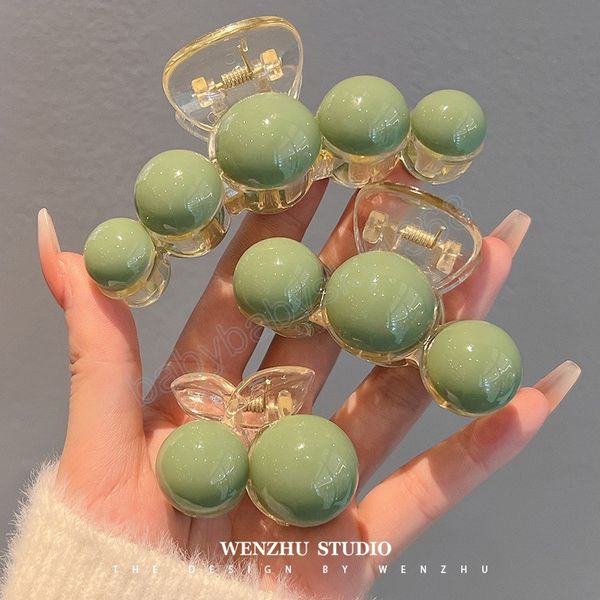 women fashion big and small green pearl hair claws elegant hair clips girls washing face hair accessories hairpins, Slivery;white
women fashion big and small green pearl hair claws elegant hair clips girls washing face hair accessories hairpins, Slivery;white