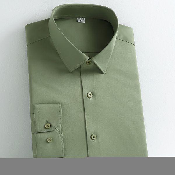 men's casual shirts men's stretchy silky non-iron long sleeve dress shirt without pocket standard-fit comfortable soft smooth wrin, White;black
men's casual shirts men's stretchy silky non-iron long sleeve dress shirt without pocket standard-fit comfortable soft smooth wrin, White;black