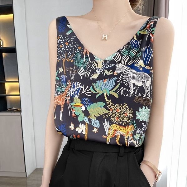 women's tanks camis refreshing and breathable silk camisole summer french printed pullover satin bottoming sleeveless 230317, White
women's tanks camis refreshing and breathable silk camisole summer french printed pullover satin bottoming sleeveless 230317, White
