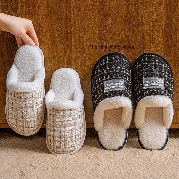 cotton slippers female autumn and winter small fragrant wind home warmth thick plush home indoor lovers male home shoes, Black
cotton slippers female autumn and winter small fragrant wind home warmth thick plush home indoor lovers male home shoes, Black
