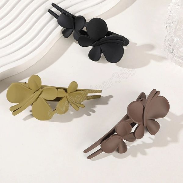 solid color matte hair claws butterfly hair clip crab headdress women hair accessories grip barrettes, Slivery;white
solid color matte hair claws butterfly hair clip crab headdress women hair accessories grip barrettes, Slivery;white